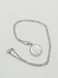 Colgante Collar hipoalergénico con dije Virgen niña Nacarado  - Miniatura 6