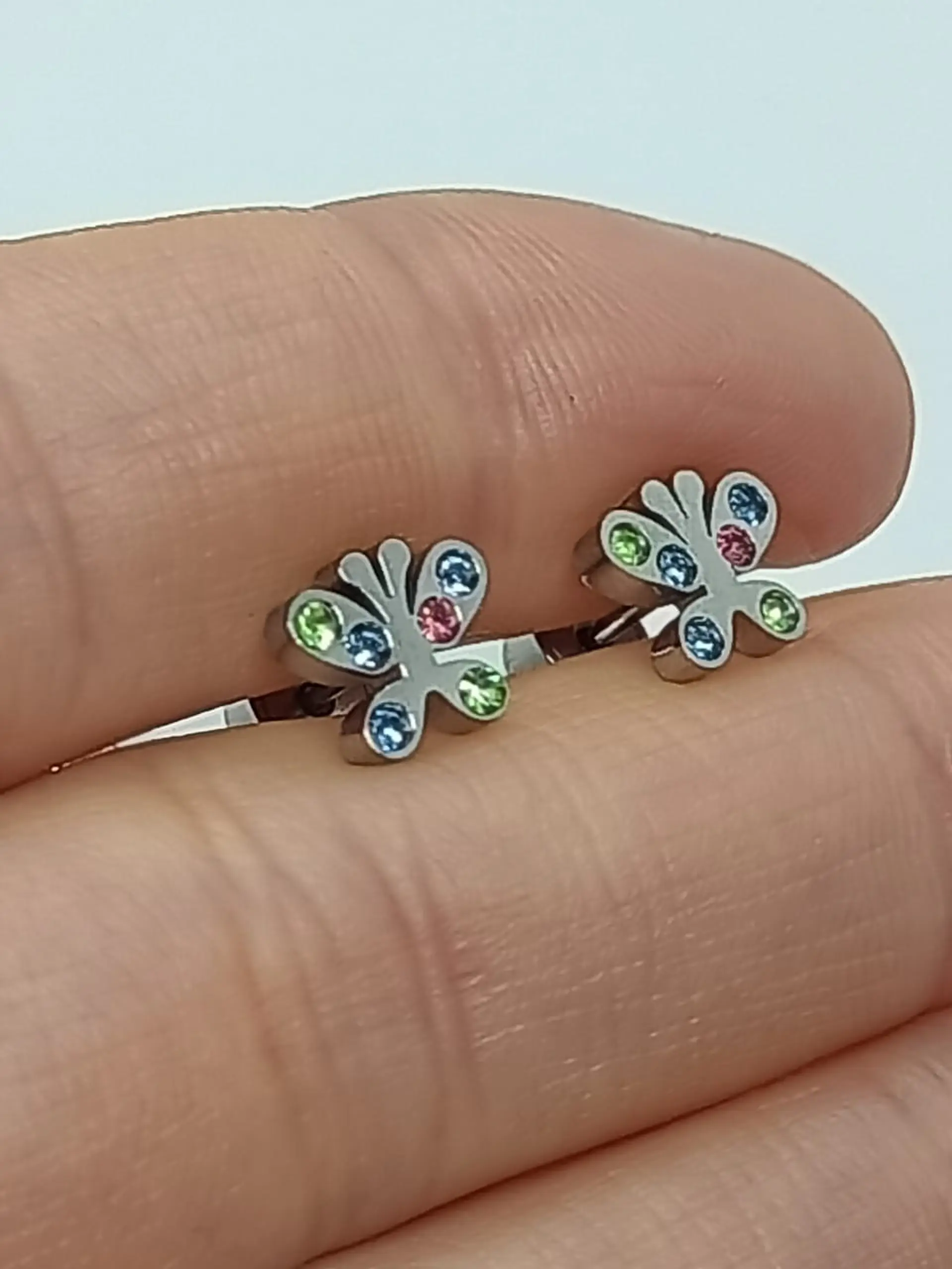 Aros abridores bebe Seguridad hipoalergénico Mariposa  5