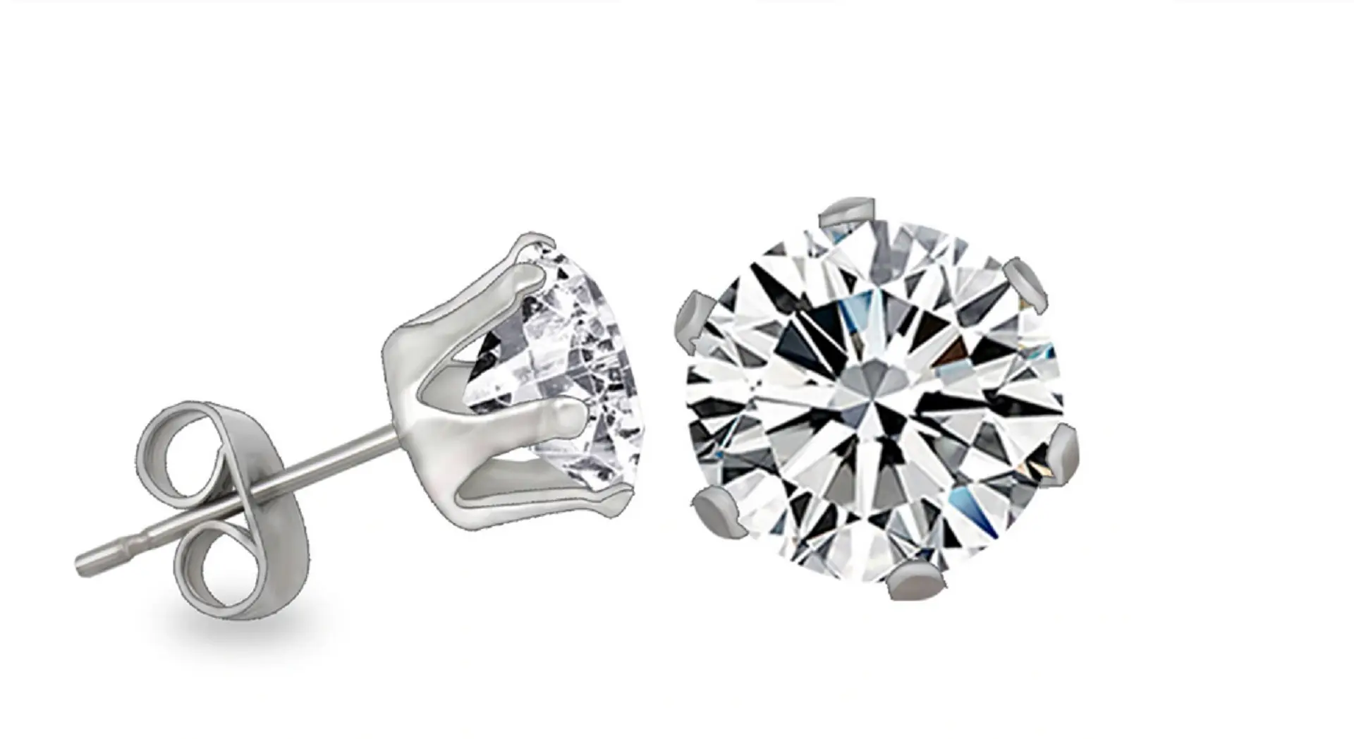 Aros Punto de Luz 3mm o 5mm Acero Quirúrgico Zirconia  1