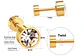 Punto de luz Acero Inoxidable Dorado o Plateado 3mm, 5mm o 7mm - Miniatura 2