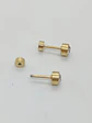 Punto de luz Acero Inoxidable Dorado o Plateado 3mm, 5mm o 7mm - Miniatura 3