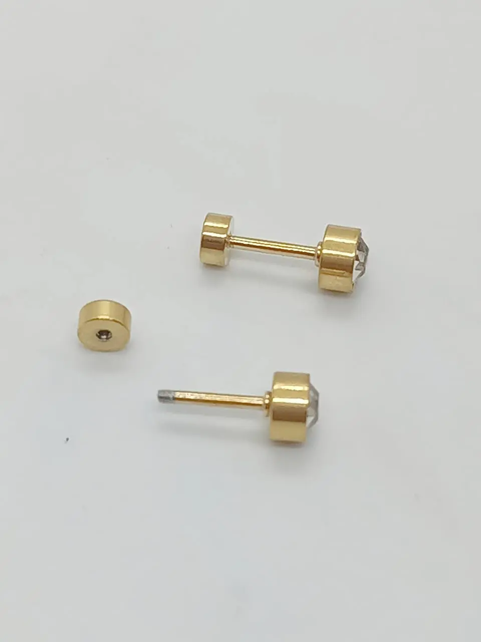 Punto de luz Acero Inoxidable Dorado o Plateado 3mm, 5mm o 7mm 3