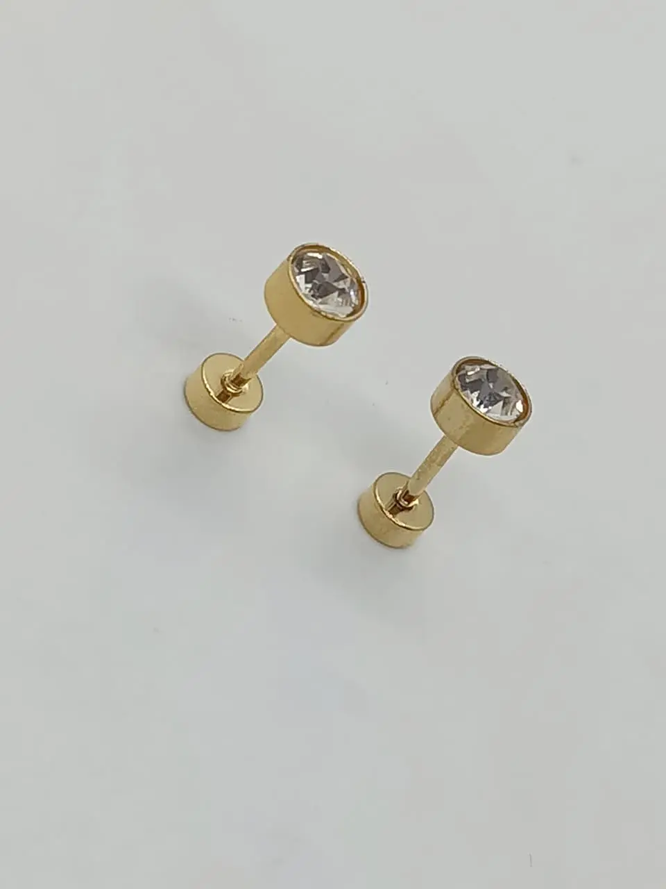 Punto de luz Acero Inoxidable Dorado o Plateado 3mm, 5mm o 7mm 5