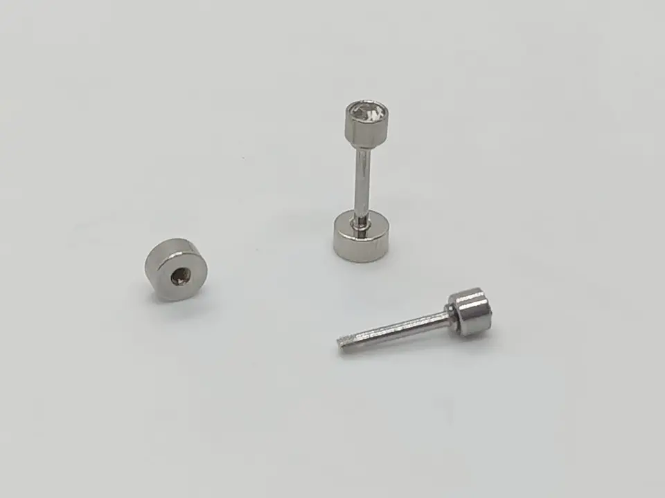 Punto de luz Acero Inoxidable Dorado o Plateado 3mm, 5mm o 7mm 10