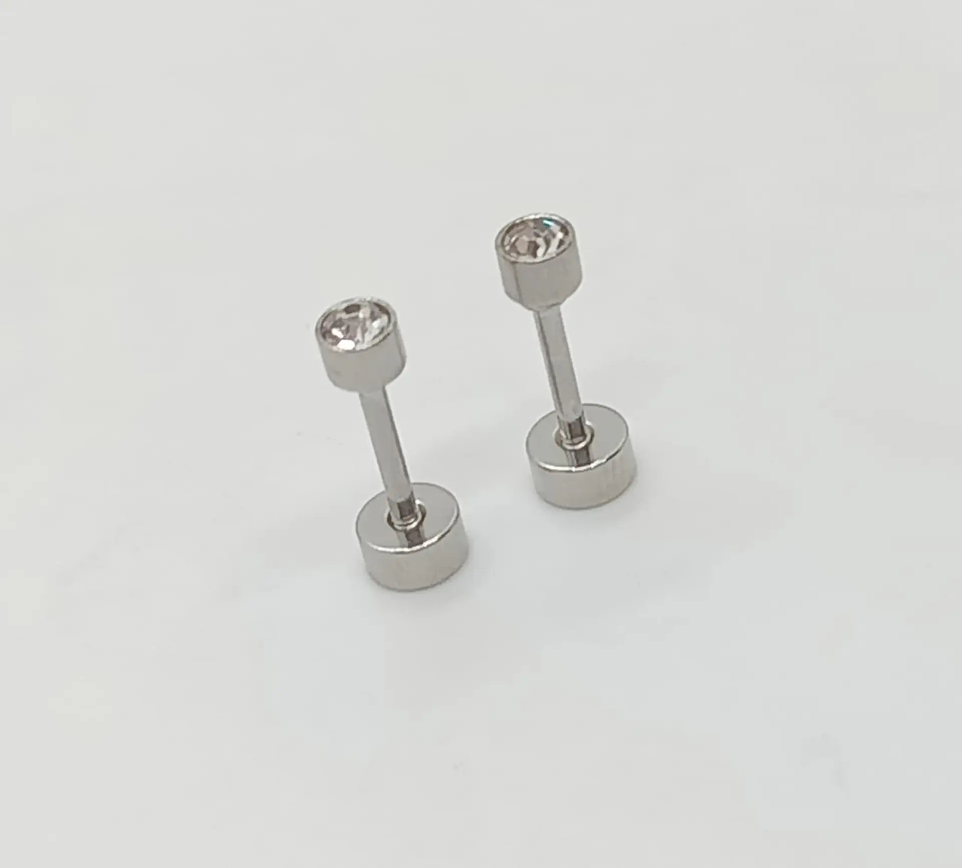 Punto de luz Acero Inoxidable Dorado o Plateado 3mm, 5mm o 7mm 12