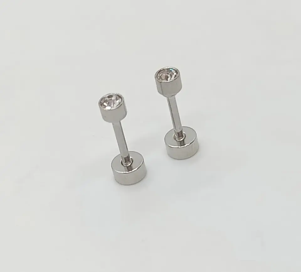Punto de luz Acero Inoxidable Dorado o Plateado 3mm, 5mm o 7mm 12