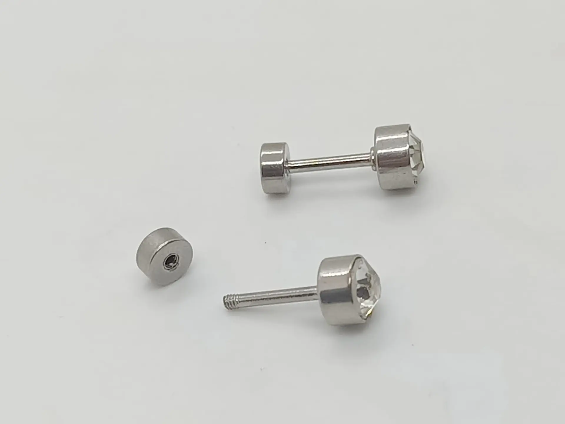 Punto de luz Acero Inoxidable Dorado o Plateado 3mm, 5mm o 7mm 14