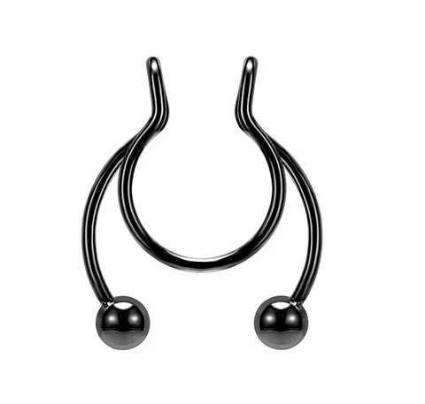 Piercing Acero Nariz Labios Sin Hoyos Septum Sin Perforacion