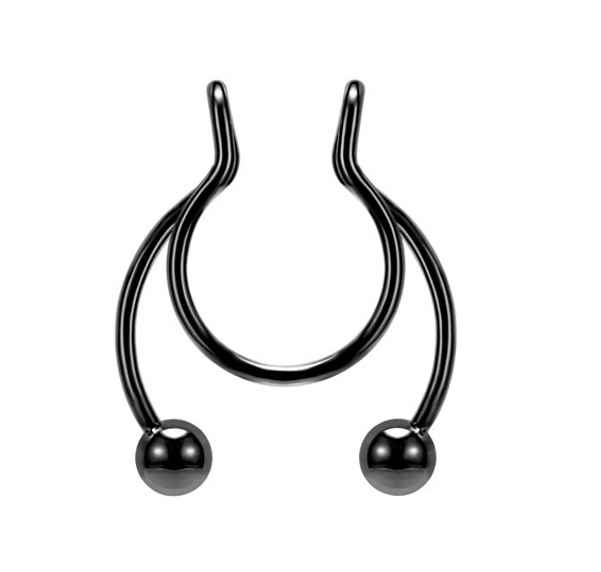 Piercing Acero Nariz Labios Sin Hoyos Septum Sin Perforacion 1
