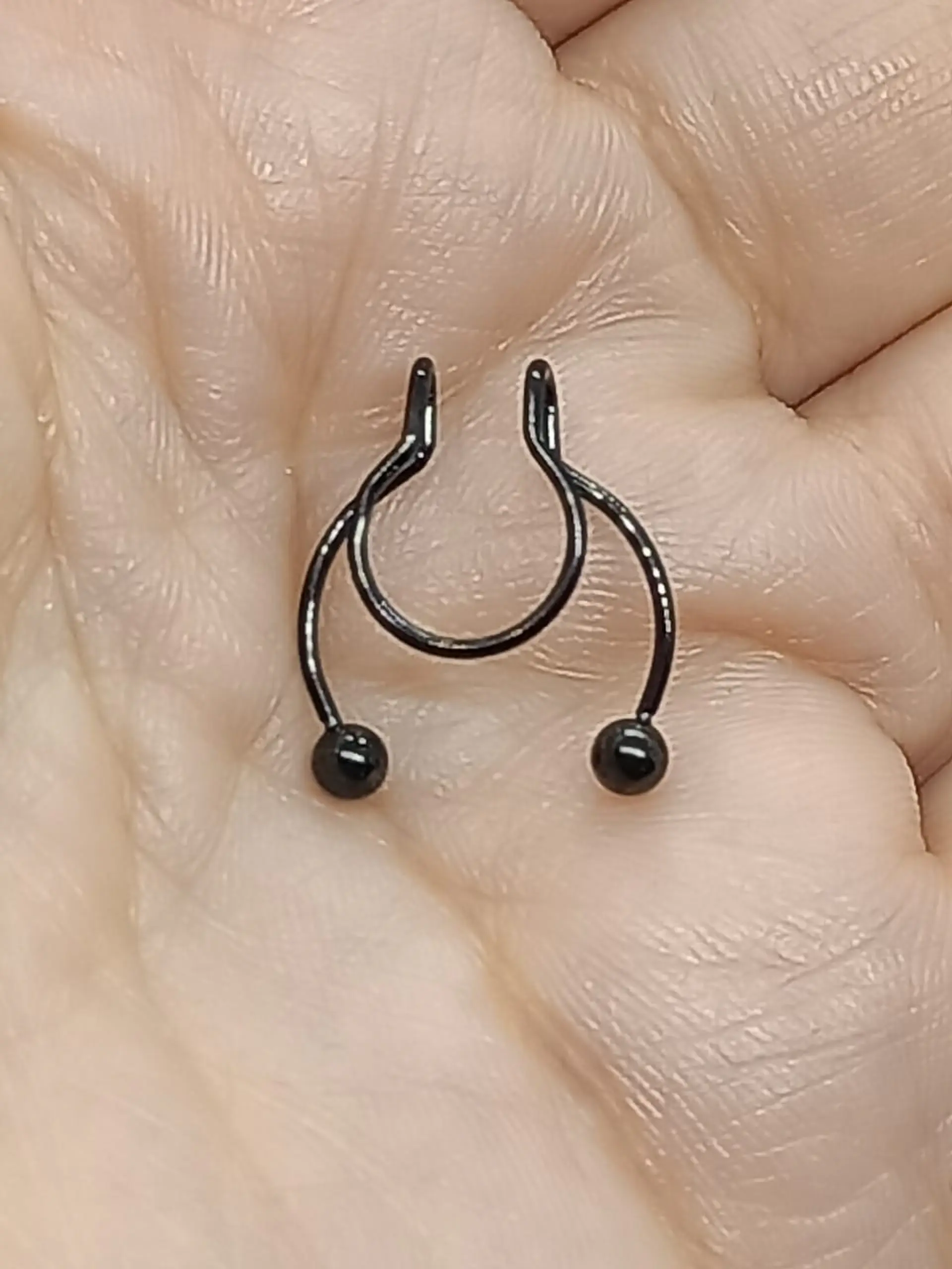 Piercing Acero Nariz Labios Sin Hoyos Septum Sin Perforacion 6