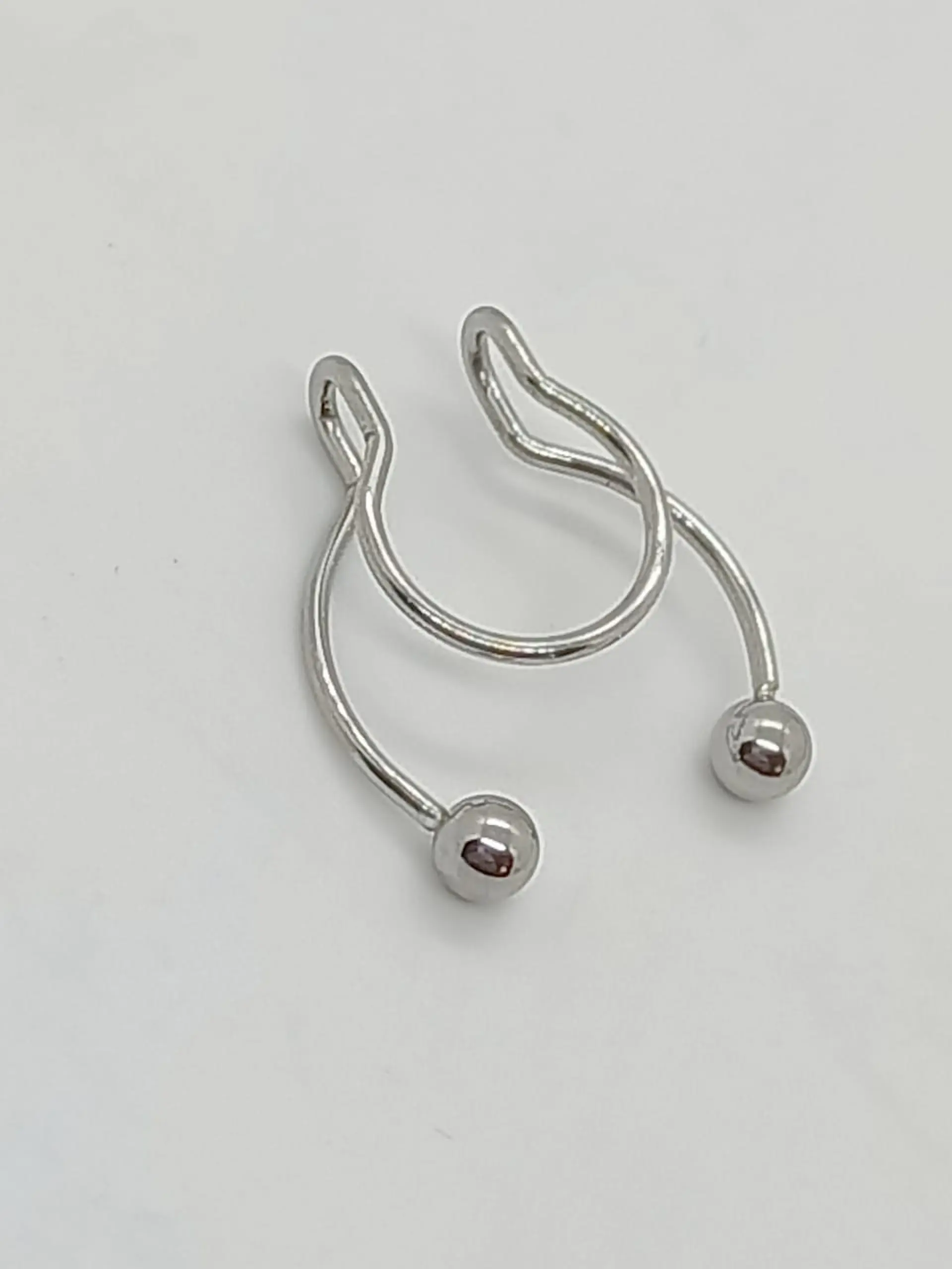 Piercing Acero Nariz Labios Sin Hoyos Septum Sin Perforacion 8
