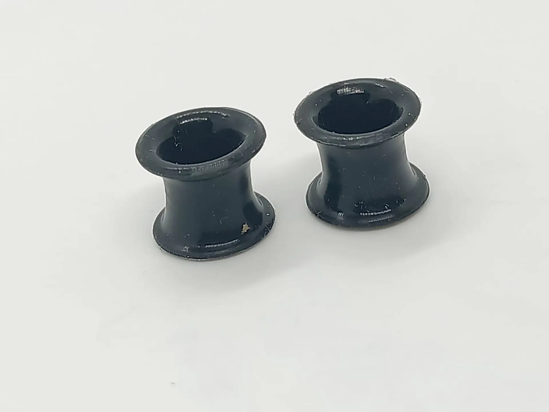 Expansores piercing silicona par de 3mm, 5mm y 8mm acampanado grueso túnel tapón  9