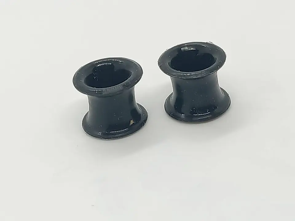 Expansores piercing silicona par de 3mm, 5mm y 8mm acampanado grueso túnel tapón  9