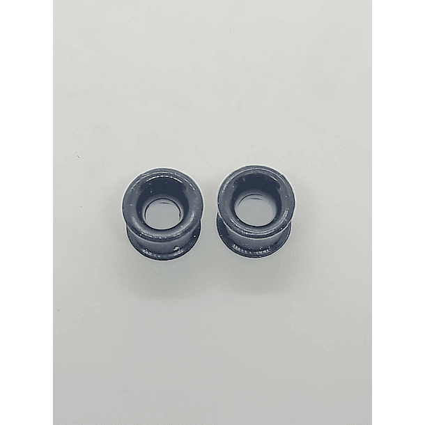 Expansores piercing silicona par de 3mm, 5mm y 8mm acampanado grueso túnel tapón  10