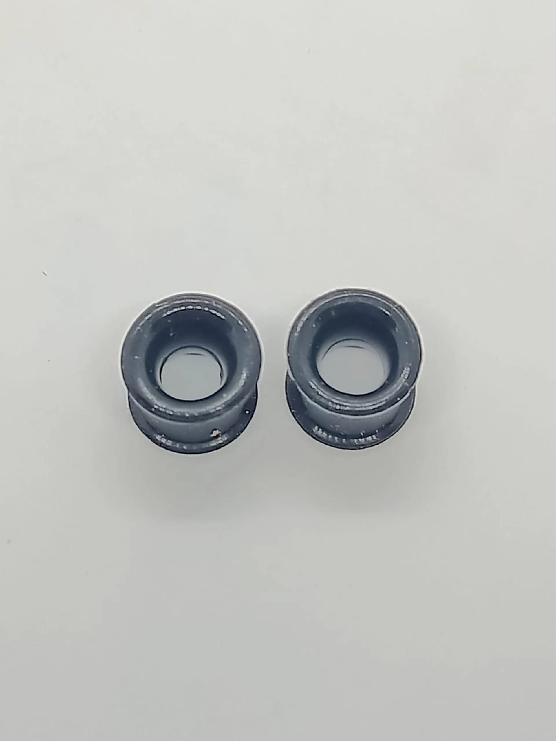 Expansores piercing silicona par de 3mm, 5mm y 8mm acampanado grueso túnel tapón  10