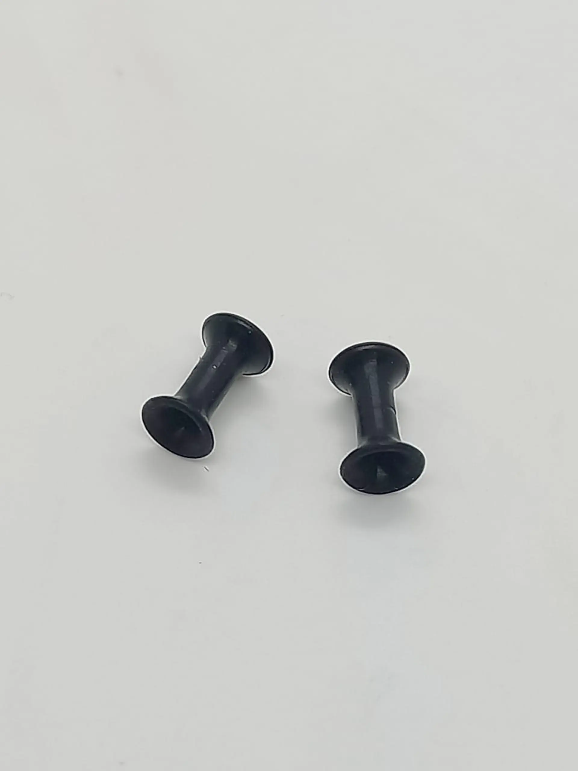Expansores piercing silicona par de 3mm, 5mm y 8mm acampanado grueso túnel tapón  5