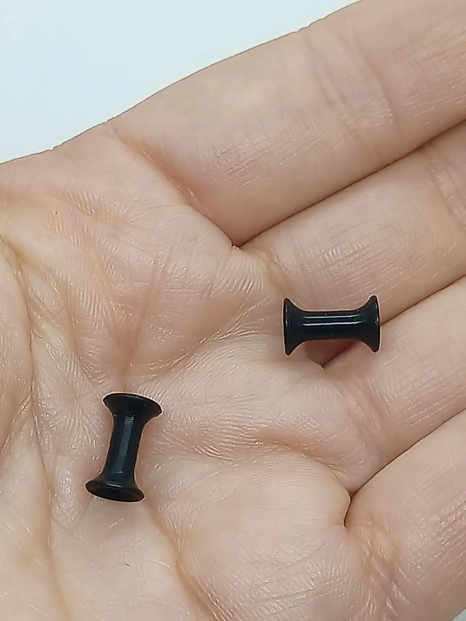 Expansores piercing silicona par de 3mm, 5mm y 8mm acampanado grueso túnel tapón  13