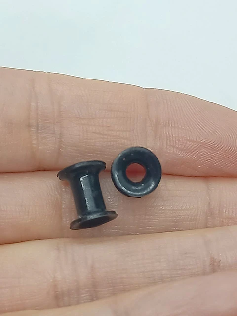 Expansores piercing silicona par de 3mm, 5mm y 8mm acampanado grueso túnel tapón 