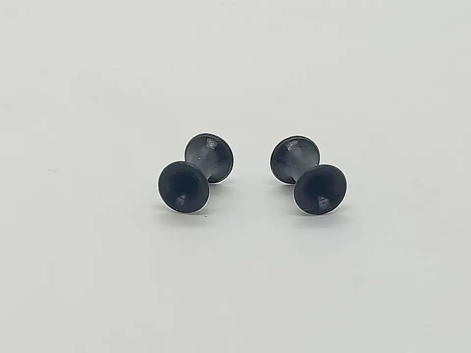 Expansores piercing silicona par de 3mm, 5mm y 8mm acampanado grueso túnel tapón  3