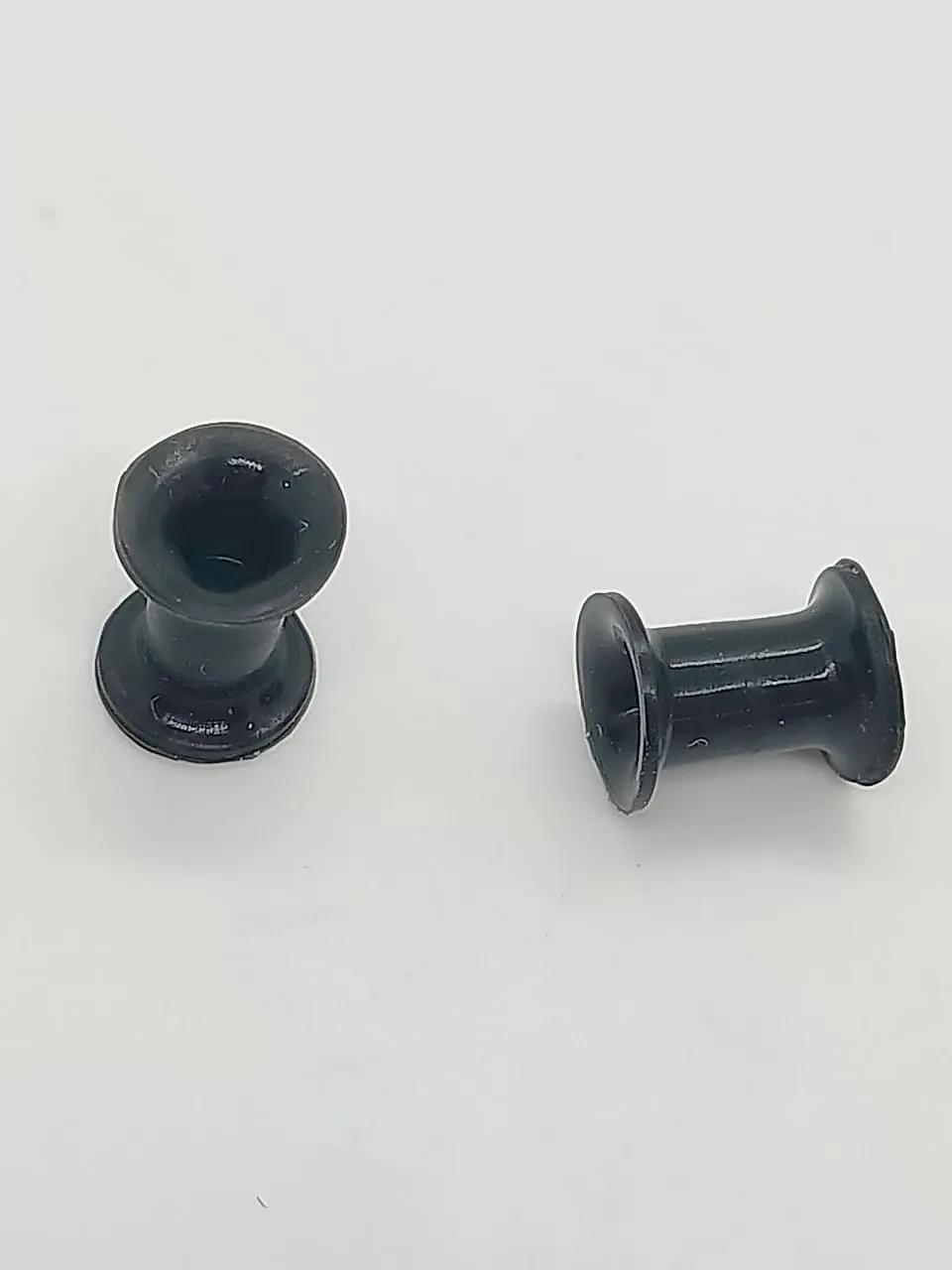 Expansores piercing silicona par de 3mm, 5mm y 8mm acampanado grueso túnel tapón  14
