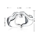 Charm dije abalorio plata 925 mano corazón estilo Pandora - Miniatura 5