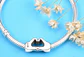 Charm dije abalorio plata 925 mano corazón estilo Pandora - Miniatura 6