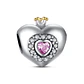 Charm dije abalorio pulsera colgante corazón princesa Estilo Pandora - Miniatura 1