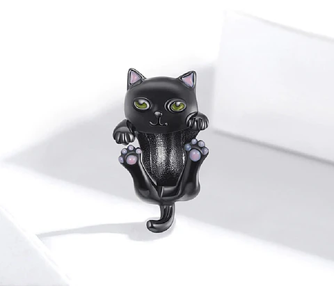 Charm dije abalorio gato gatito pulsera colgante plata 925 estilo Pandora