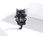 Charm dije abalorio gato gatito pulsera colgante plata 925 estilo Pandora - Miniatura 1
