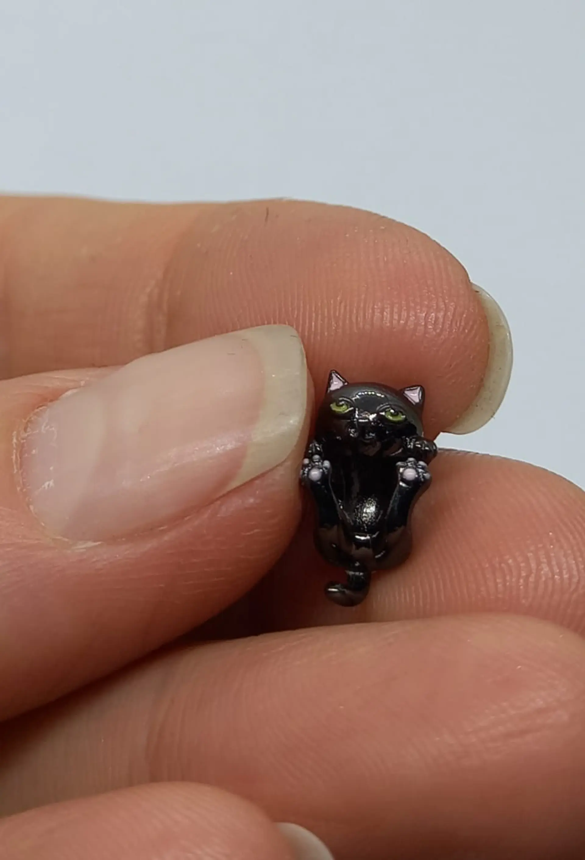 Charm dije abalorio gato gatito pulsera colgante plata 925 estilo Pandora 2