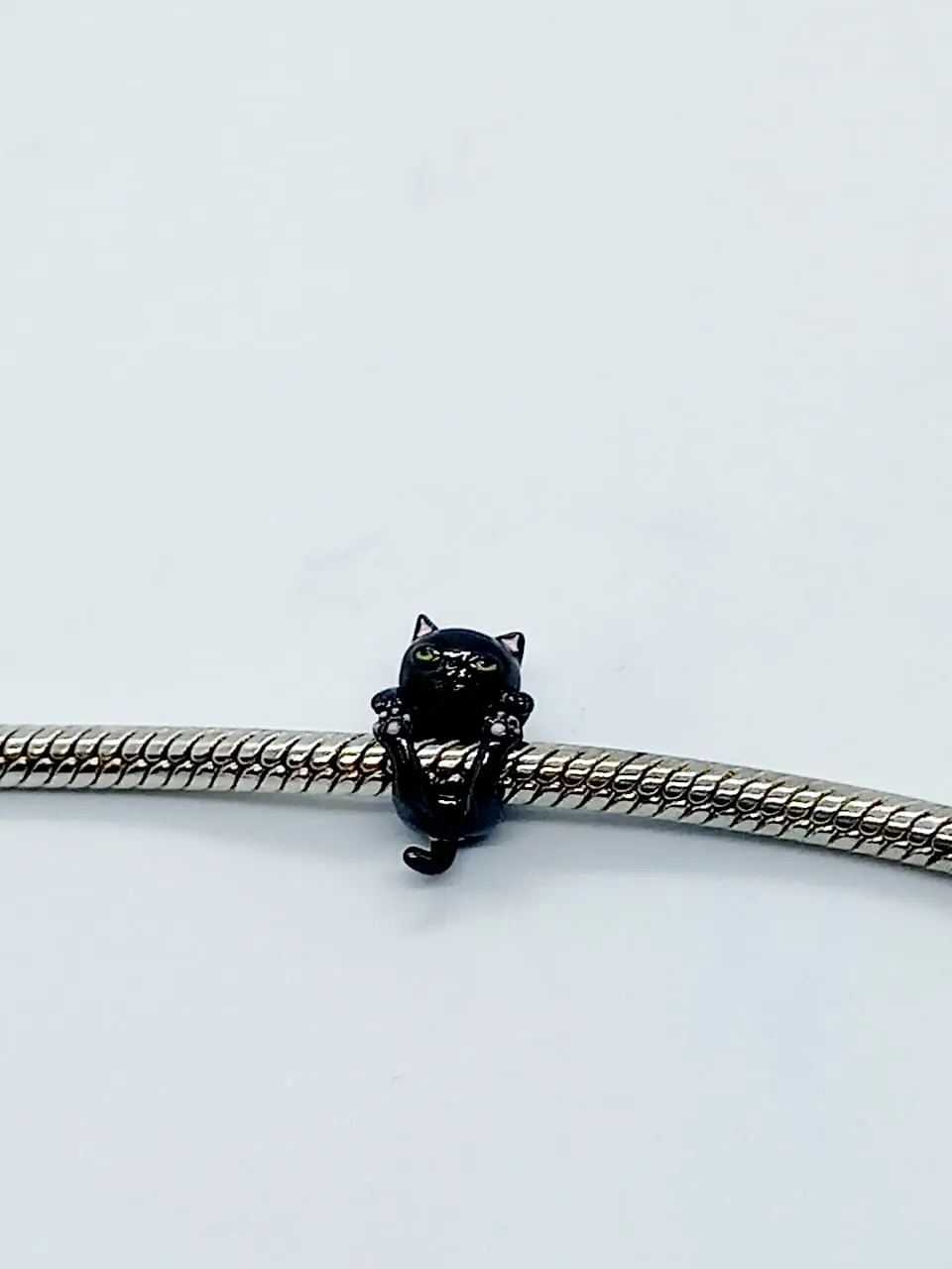 Charm dije abalorio gato gatito pulsera colgante plata 925 estilo Pandora 5