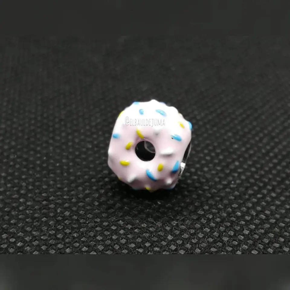 Charm dije abalorio Dona Donita plata 925 rosada estilo pandora 5