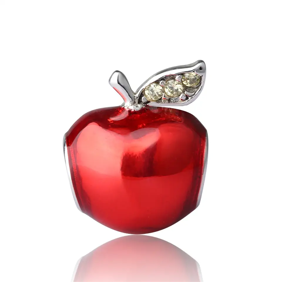 Charm dije plata 925 manzana Blancanieves pulsera colgante estilo Pandora 1