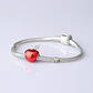 Charm dije plata 925 manzana Blancanieves pulsera colgante estilo Pandora - Miniatura 6