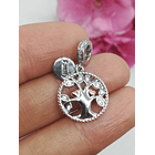 Charm dije abalorio plata 925 Árbol de la vida estilo Pandora pulsera colgante 5