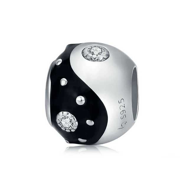 Charm dije abalorio Ying Yang plata 925 pulsera colgante Estilo Pandora  1