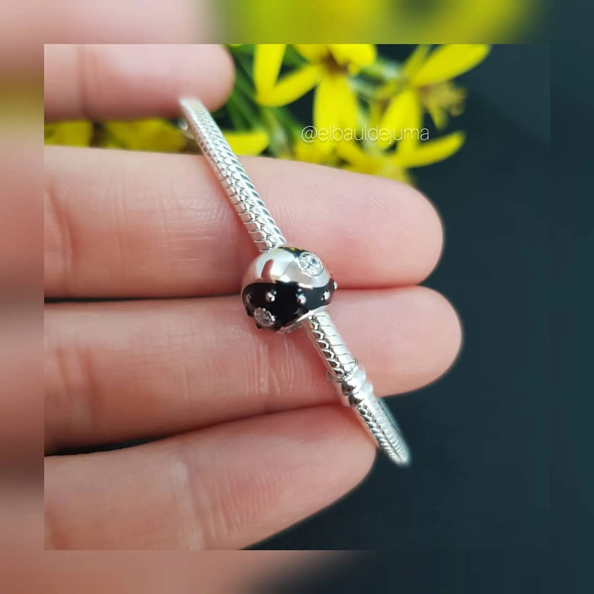 Charm dije abalorio Ying Yang plata 925 pulsera colgante Estilo Pandora  2