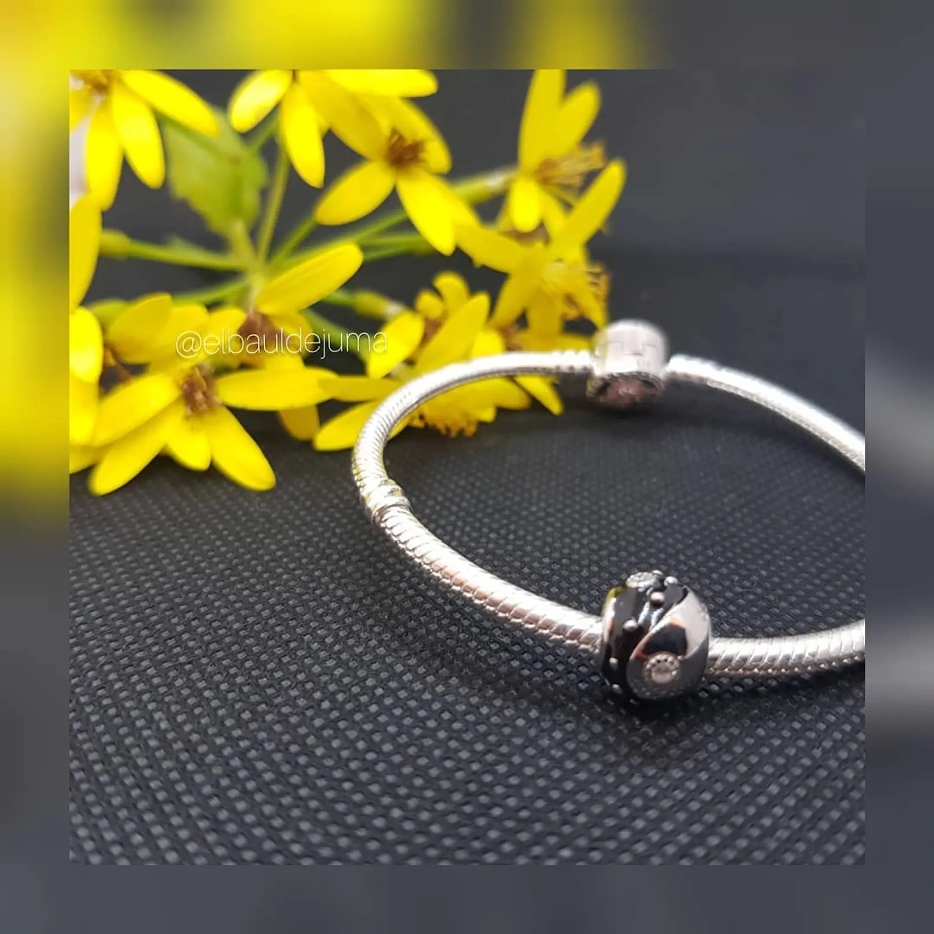 Charm dije abalorio Ying Yang plata 925 pulsera colgante Estilo Pandora  6
