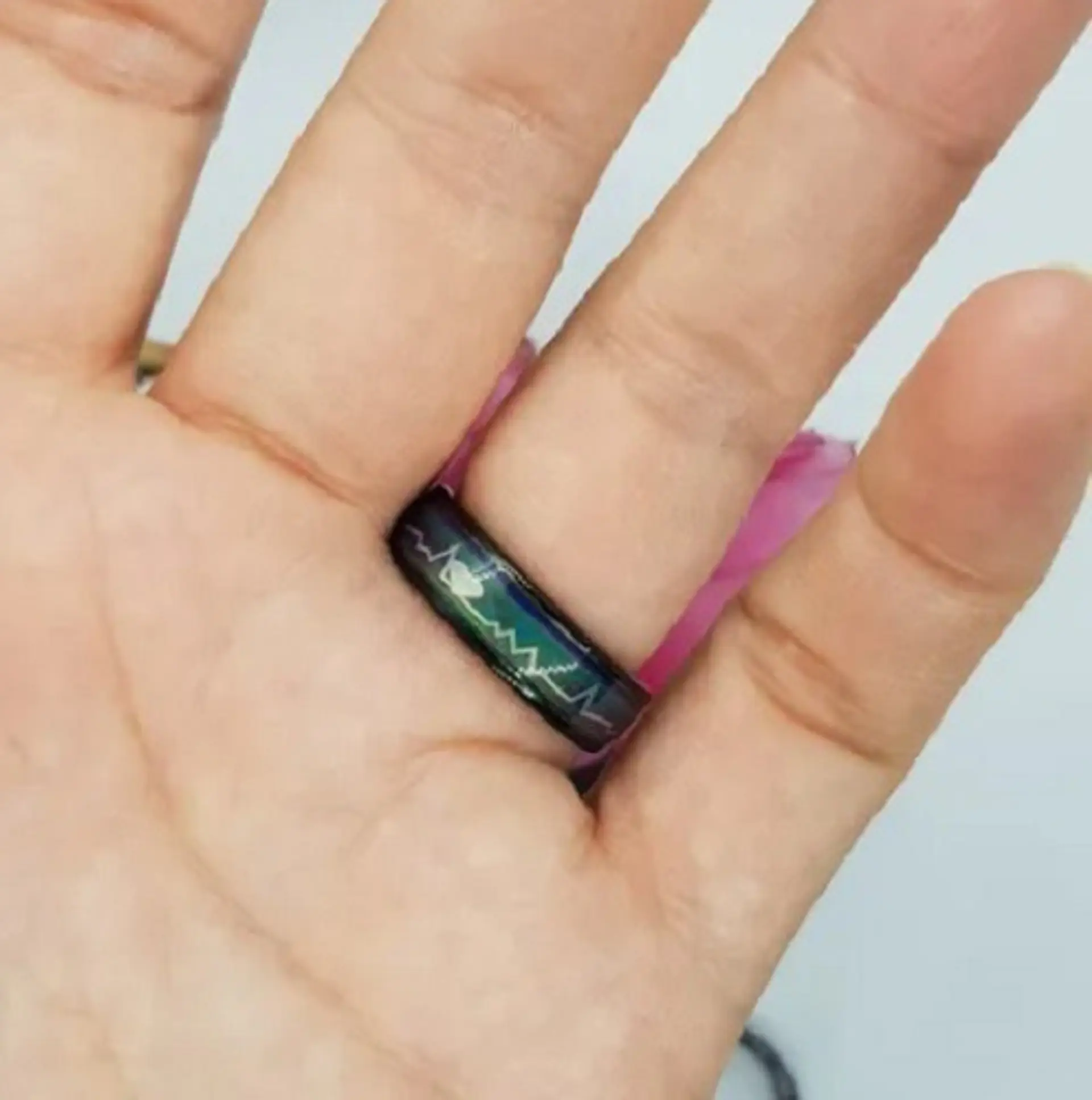 Anillo del humor cambia de color con temperatura térmico 12