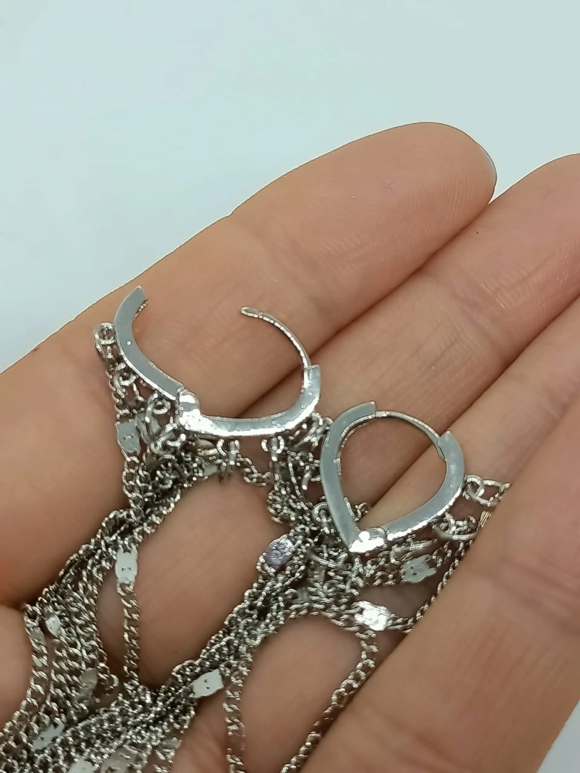 Pendientes Tipo Cascada Largos 7