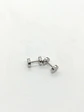 Aros Barbell Punk Black Rock Hombre Mujer Moda Juvenil 8mm - Miniatura 10