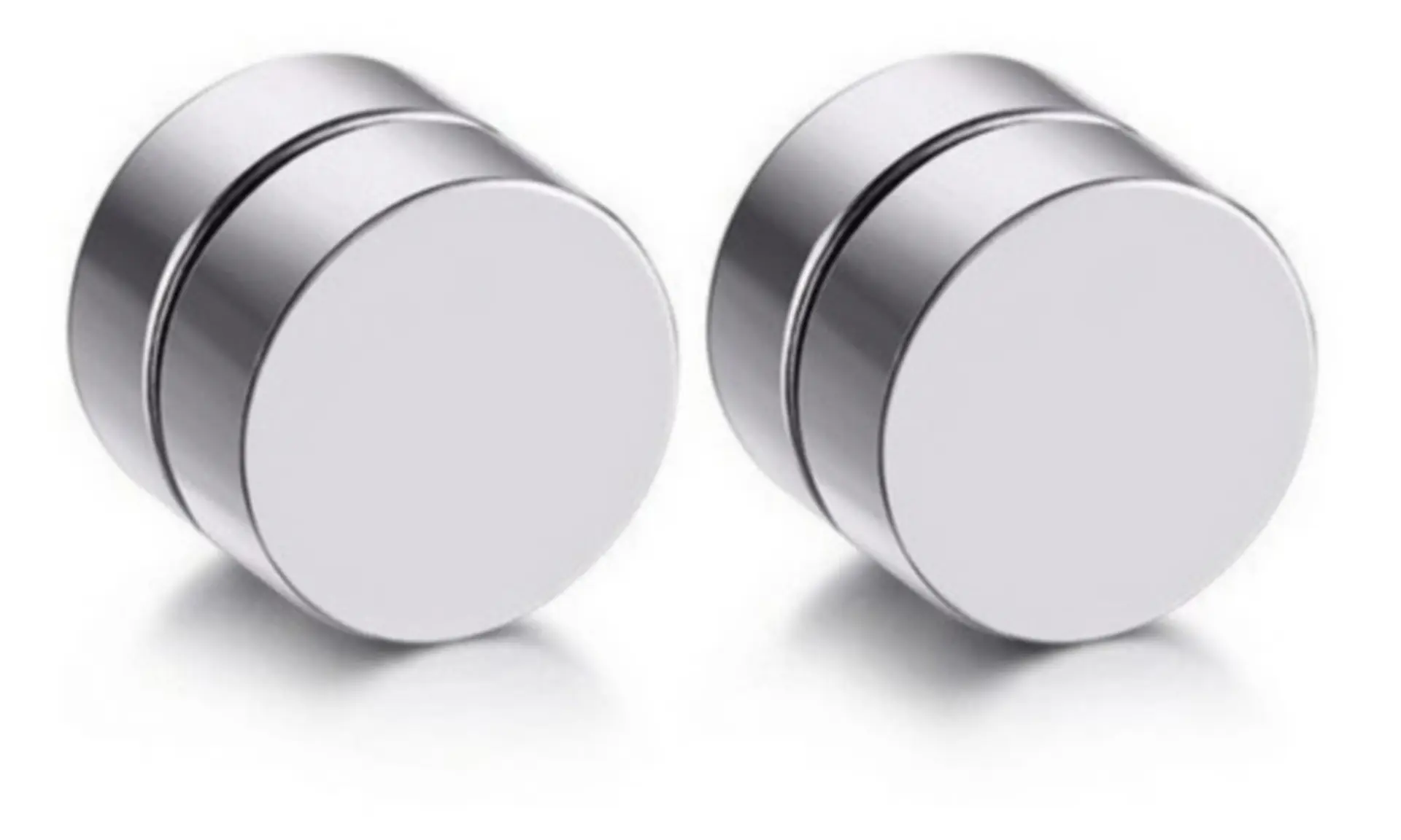 Aros Iman Redondo Punk Sin perforacion 8mm 11