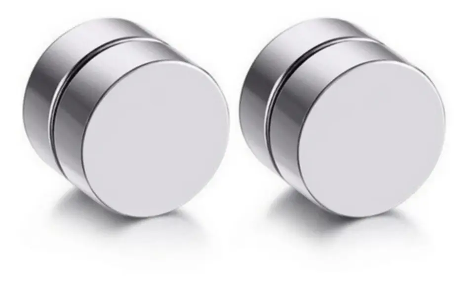 Aros Iman Redondo Punk Sin perforacion 8mm 11