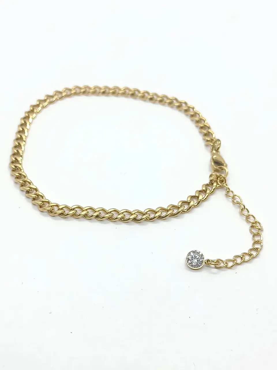Tobilleras eslabones Pulseras Tobillo Ajustable Bohemia enchapada en oro 18k 1