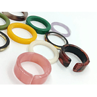 Set 10 Anillos Resina Colores Medidas Varias Juvenil Frescos  3