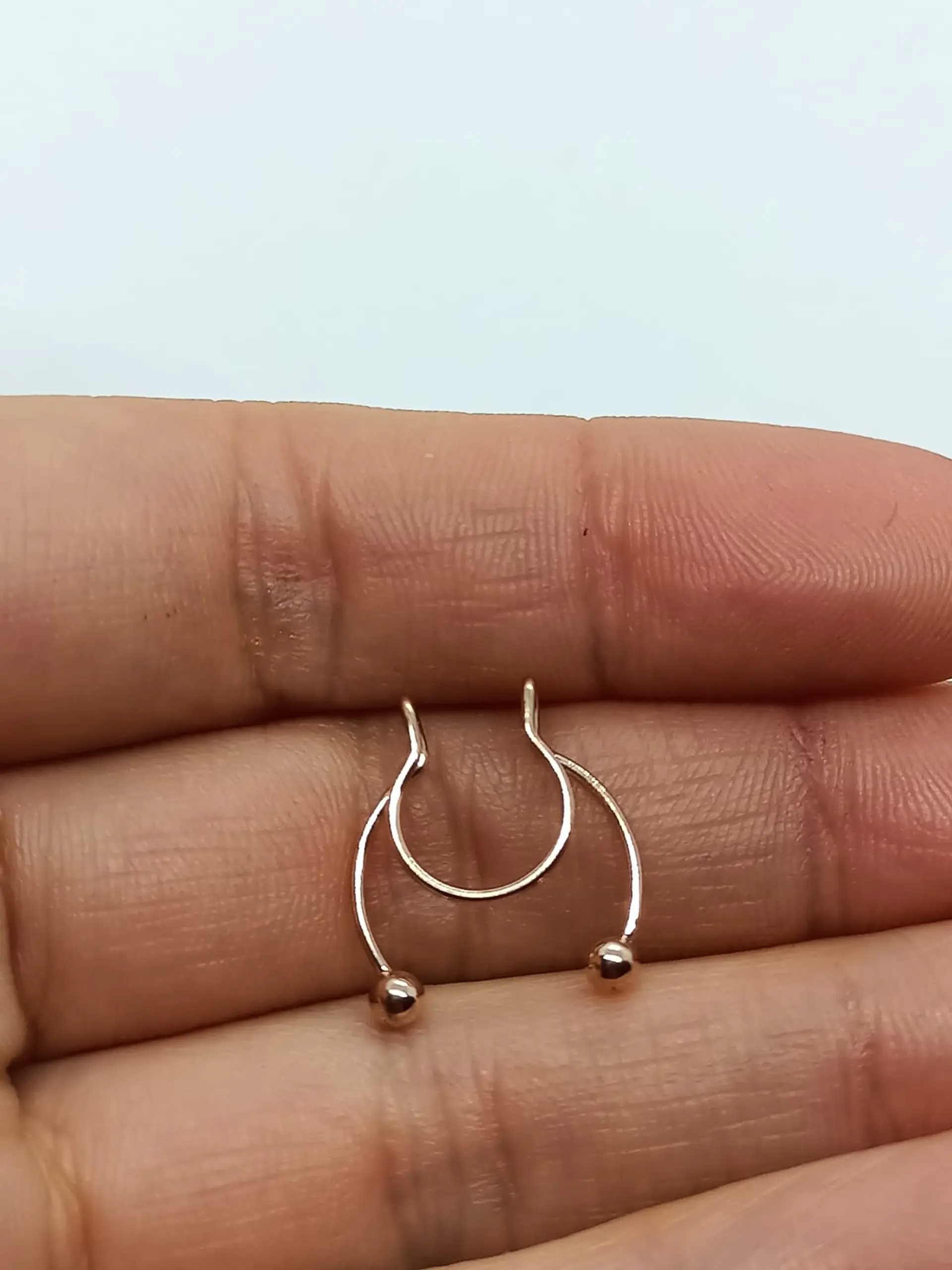 Piercing Acero Nariz Labios Sin Hoyos Septum Sin Perforacion 11