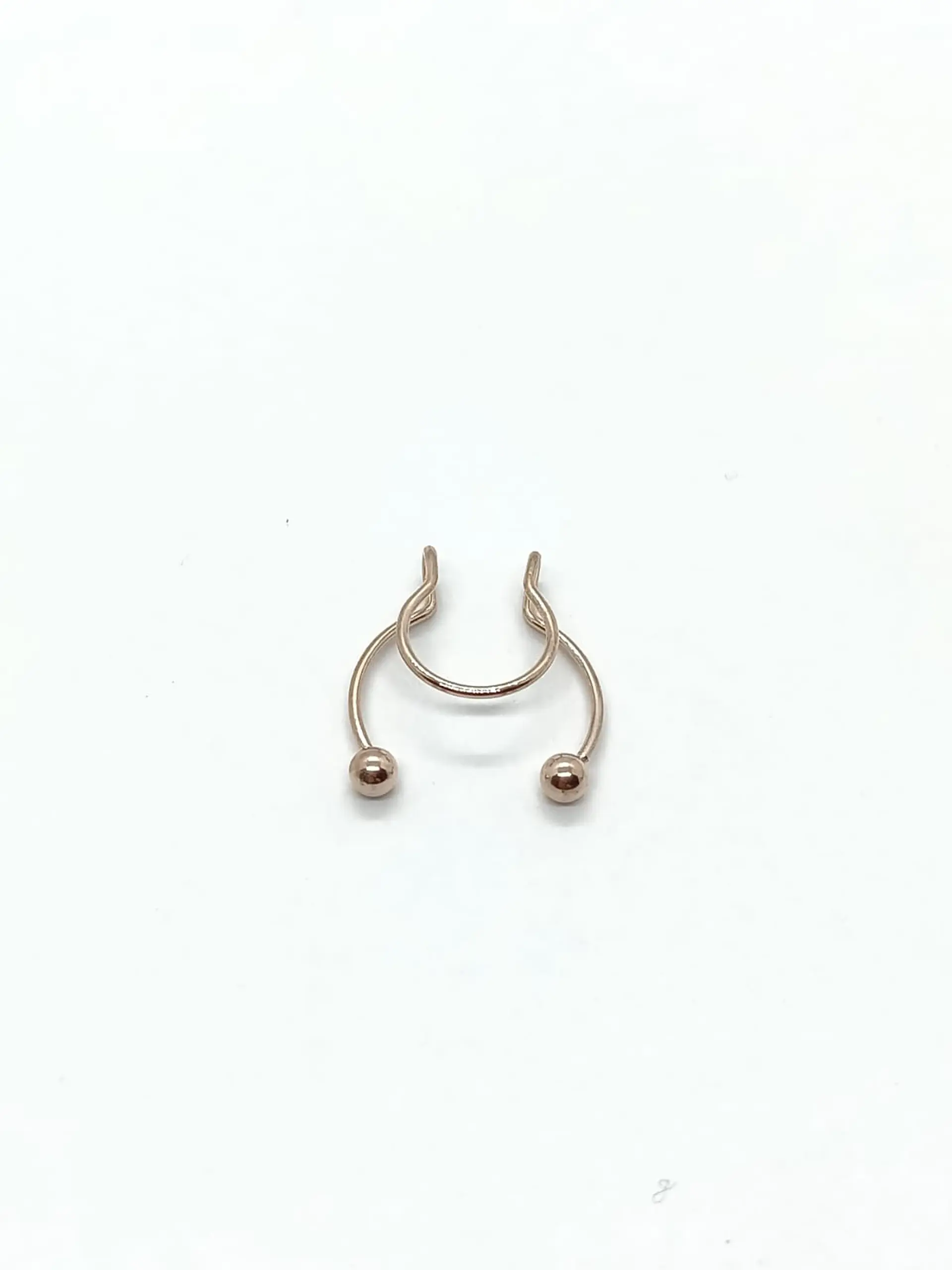 Piercing Acero Nariz Labios Sin Hoyos Septum Sin Perforacion 12