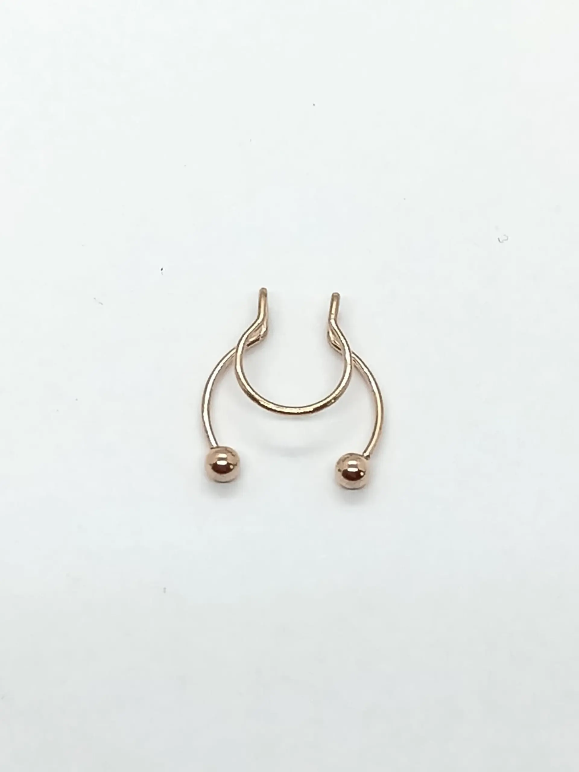 Piercing Acero Nariz Labios Sin Hoyos Septum Sin Perforacion 14