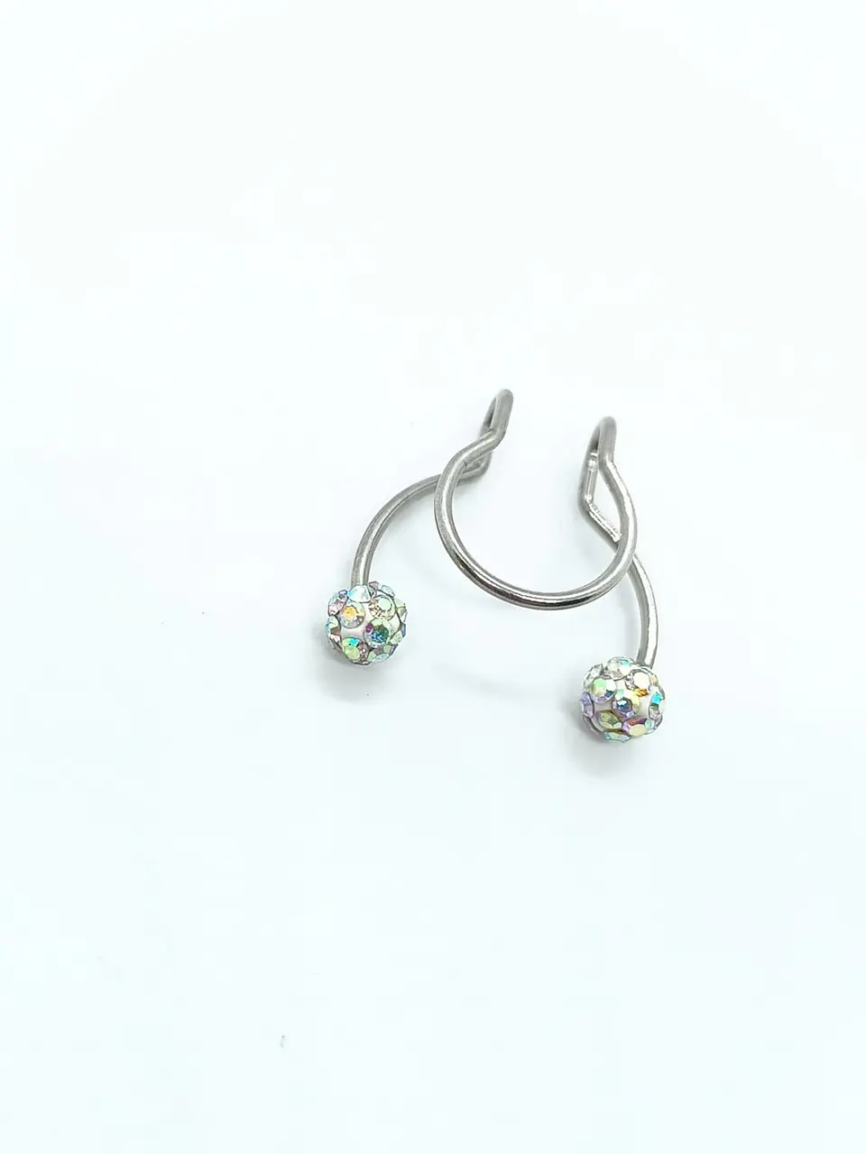 Piercing Zirconia Sin Hoyos Sin Perforación Tornasol Septum 6