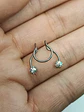 Piercing Zirconia Sin Hoyos Sin Perforación Tornasol Septum - Miniatura 7